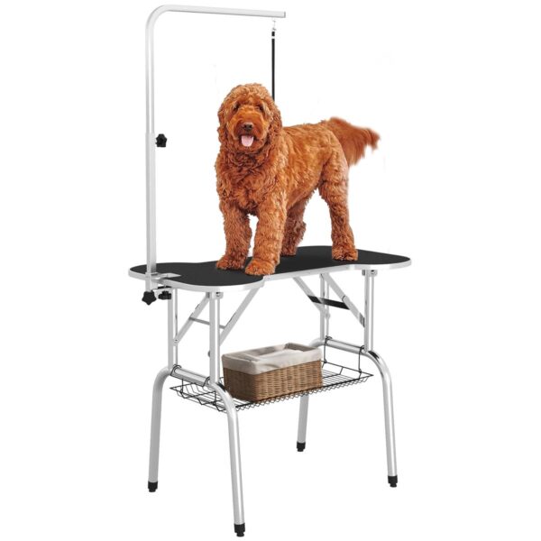 Foldable Dog Grooming Table - Drying Table - white background view