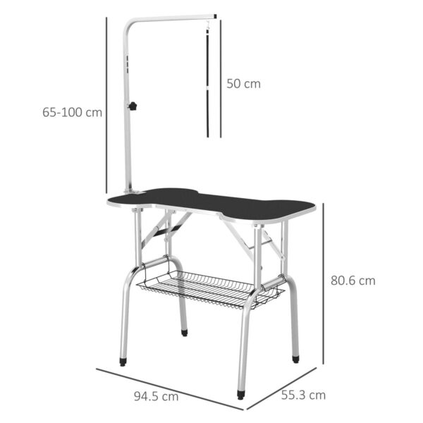 Foldable Dog Grooming Table - Drying Table - dimensions view