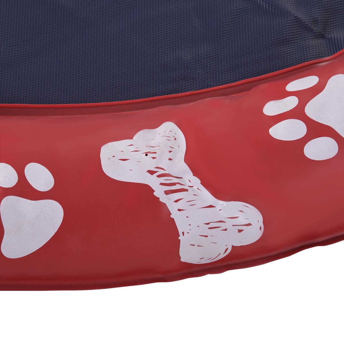 Splash Pad Sprinkler for Pets - Dog Bath Mat (170cm, Red) - Image 8